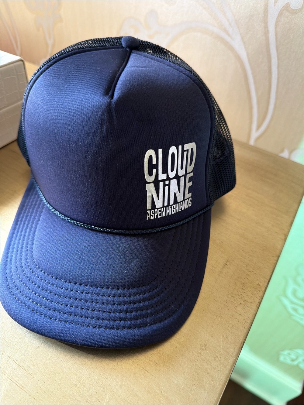 Cloud Nine Aspen Highlands Navy Trucker Hat